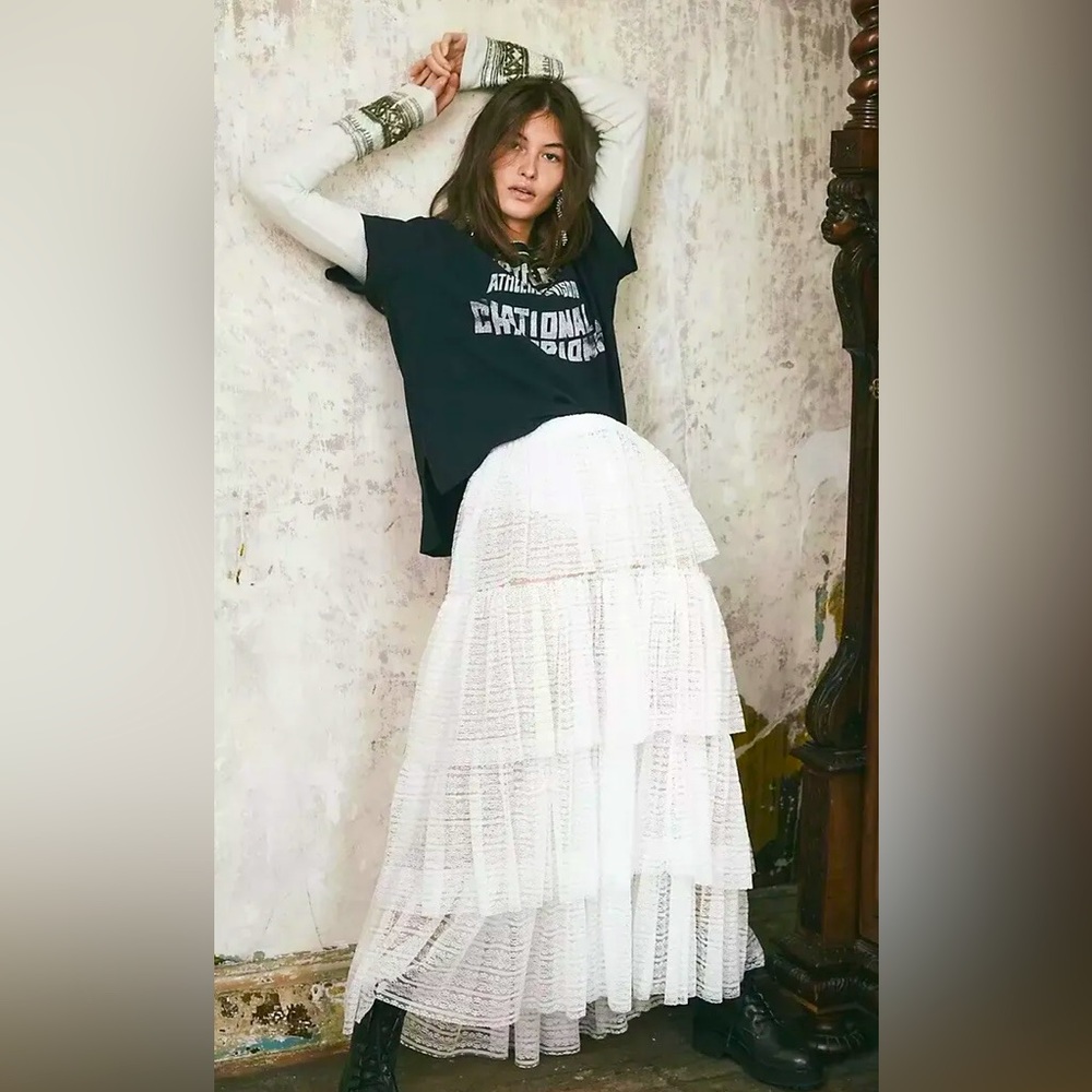 Free People Beaded Cuff Twofer Thermal
